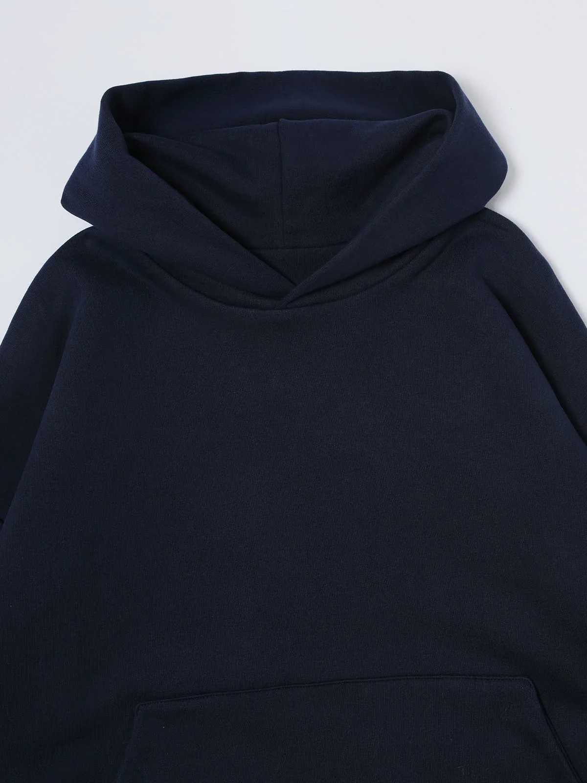 1000 GSM DOUBLE-LAYER 'NAVY BLUE' HOODIE - Image 9