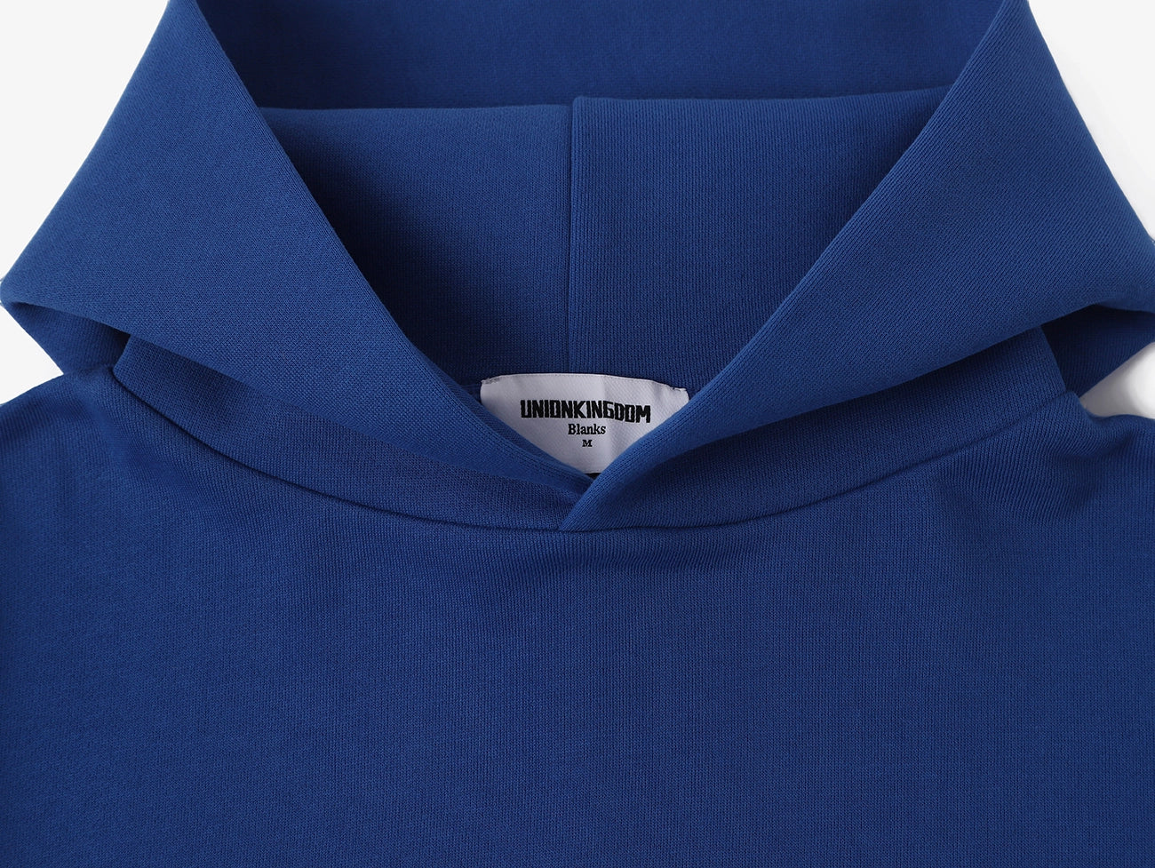 630 GSM BOXY CROPPED FIT 'CHEMICAL BLUE' HOODIE - Image 3